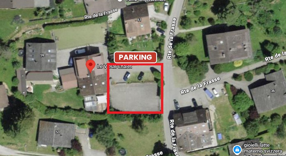 Plan du parking du chalet